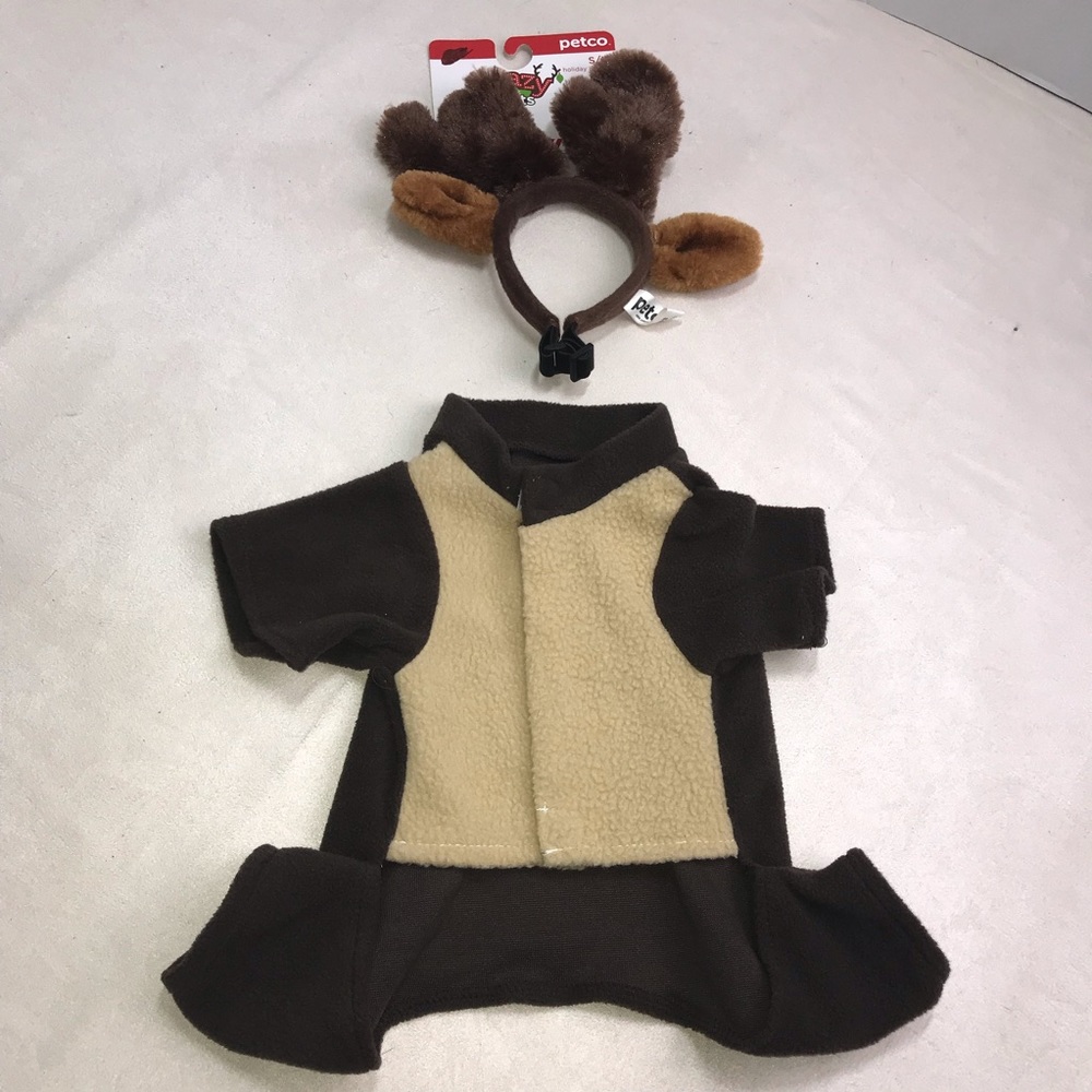 Dog Reindeer Antlers Christmas Holiday Pet Costume